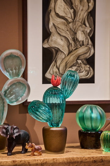 Amazonia Yuvarlak Kaktüs Heykel